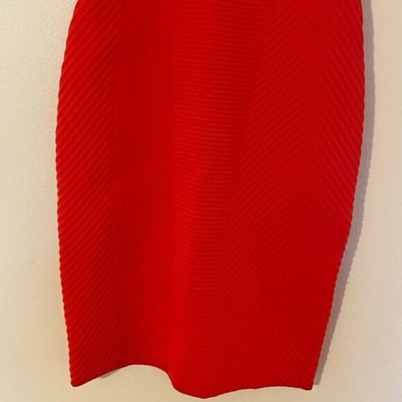 Herve Leger Paris Contour Corset Ribbed Knit Mini T-Shirt Body-con Dress Sz XS - Picture 7 of 15